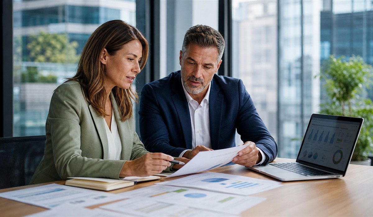 Payroll reports and accounting records prepared for review