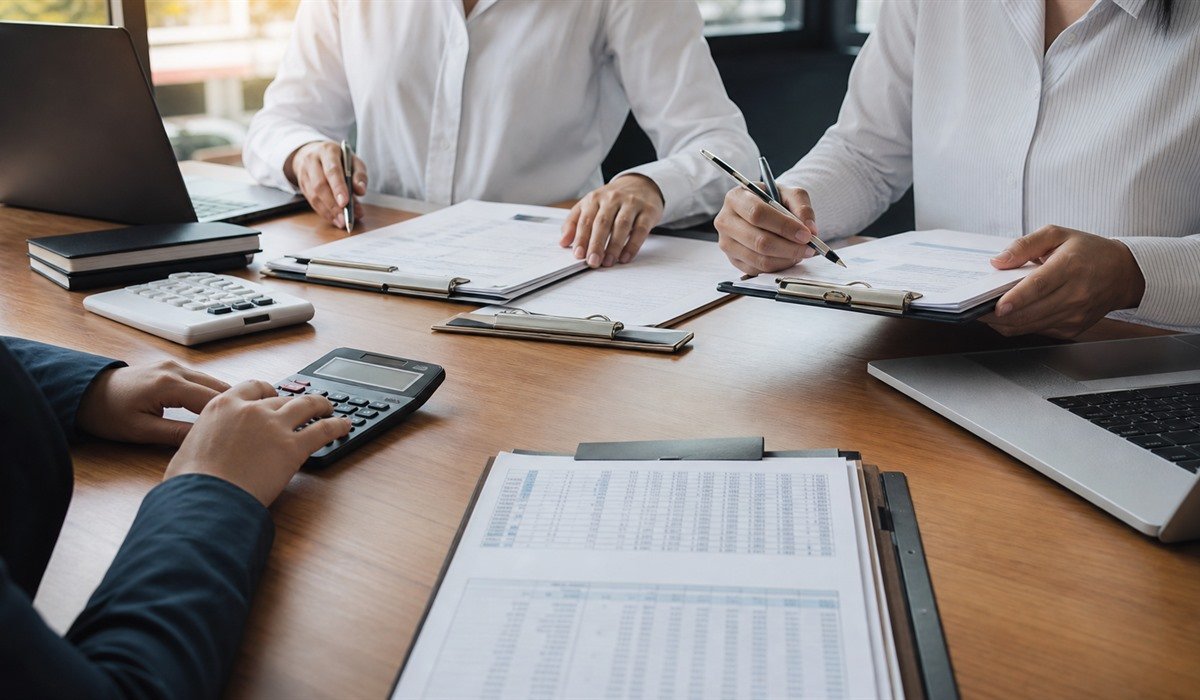 Payroll reports and accounting records prepared for review