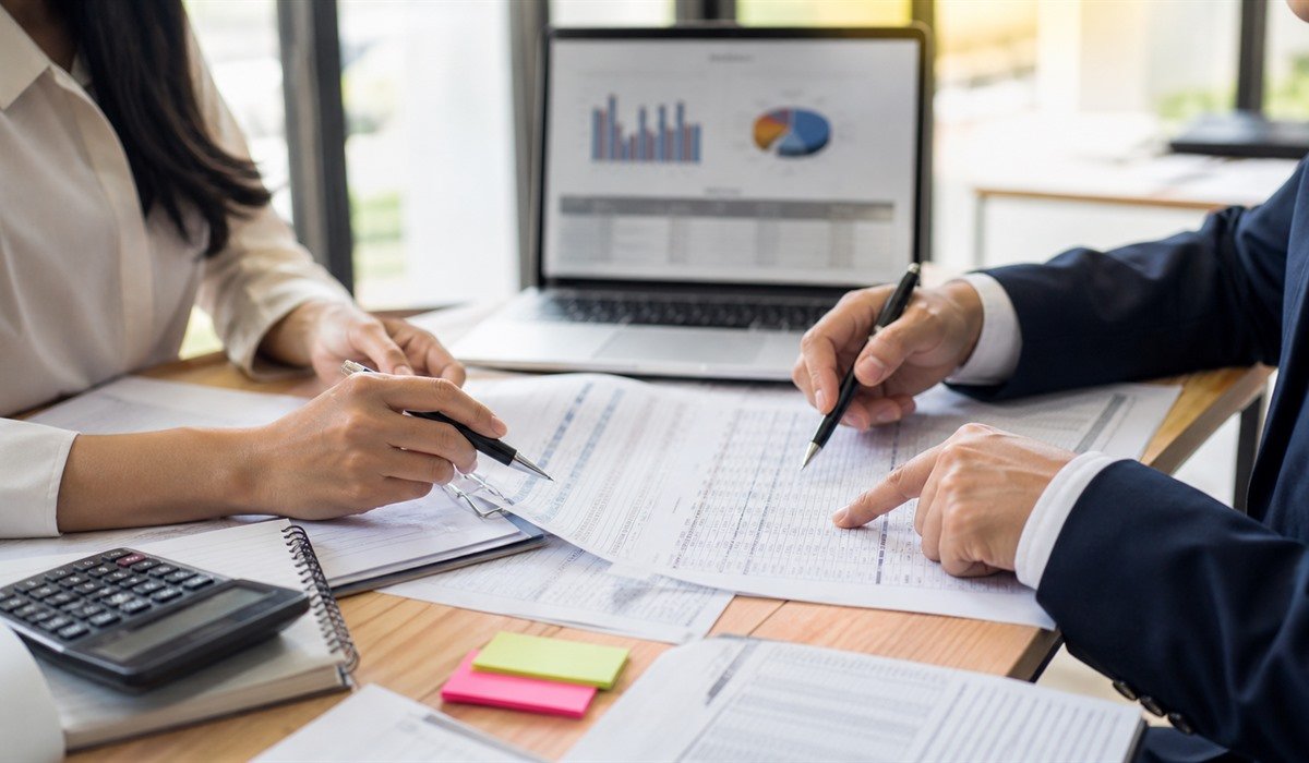 Payroll reports and accounting records prepared for review